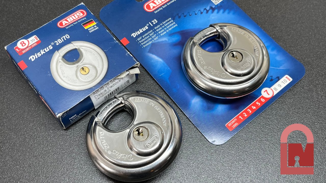 Picking the Abus 28/70 and 23/70 Diskus Padlocks – Is there a difference?