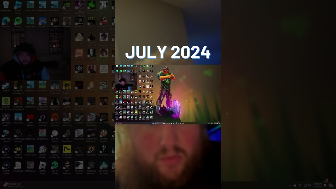 The History Of CaseOh’s Desktop #caseohclips #funny #caseoh #meme #viralshort