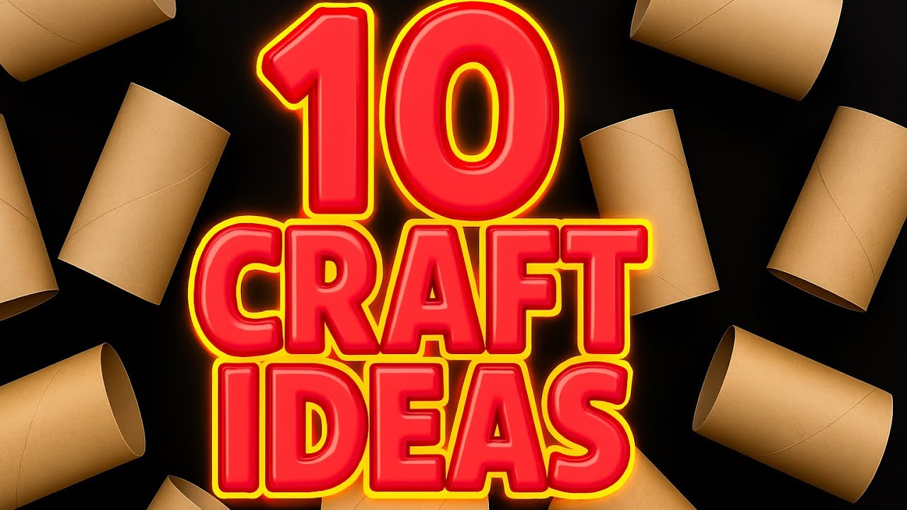 10 IDEAS 💥 Easy Recycling Crafts ♻️ with Paper Rolls – DIY Decorations!