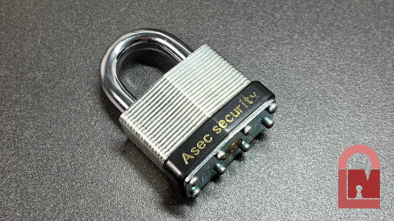 Asec 787D 50mm Padlock Picked
