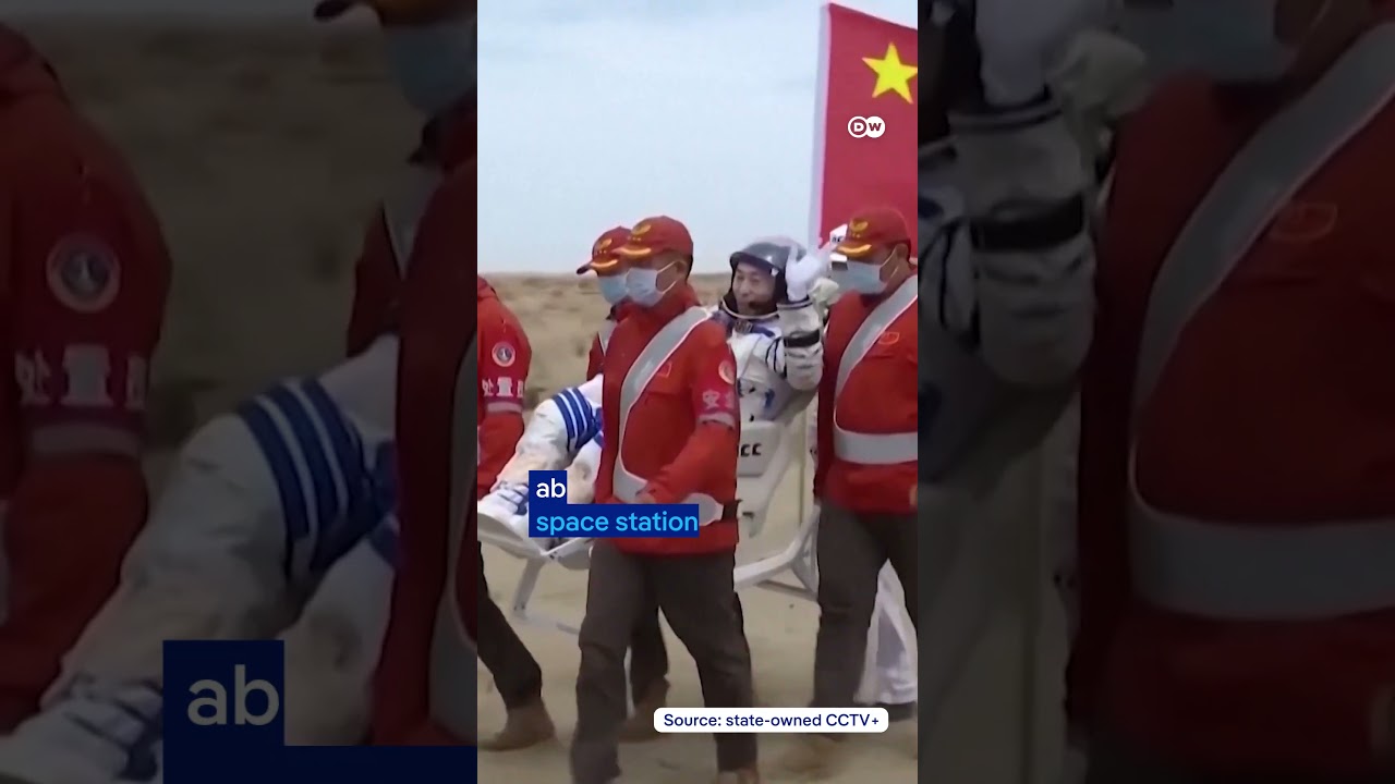 China’s Shenzhou-19 taikonauts return from space | DW News