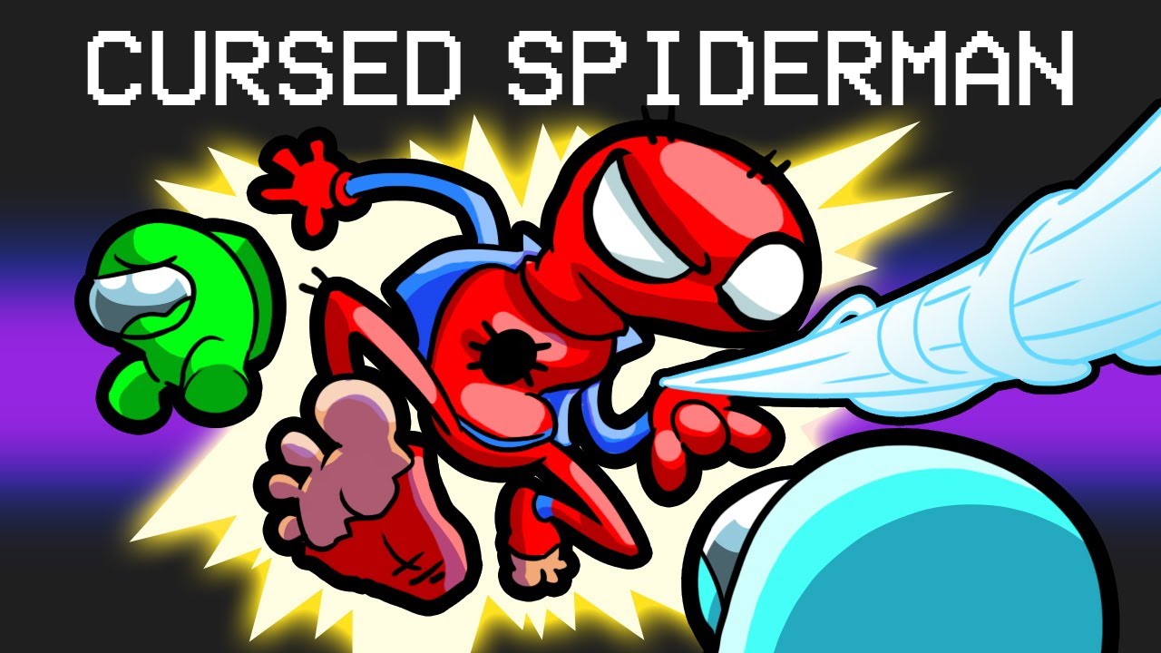 Cursed Spiderman in Among Us