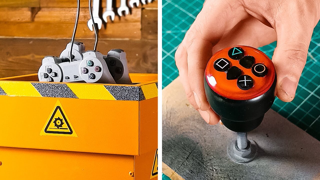 DIY Playstation Gear Stick: Take Your Car to the Next Level!
