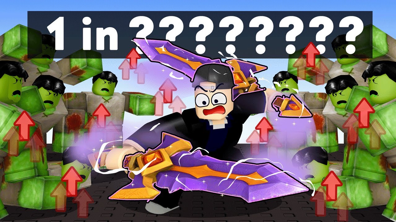 Getting a 0.001% Chance Sword in Roblox