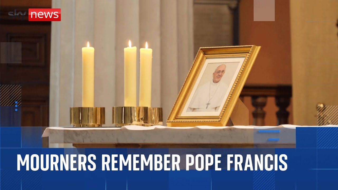 Irish Catholics gather to remember Pope Francis