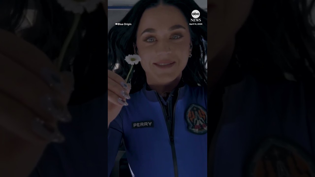 Katy Perry and all-female Blue Origin crew experiences weightlessness