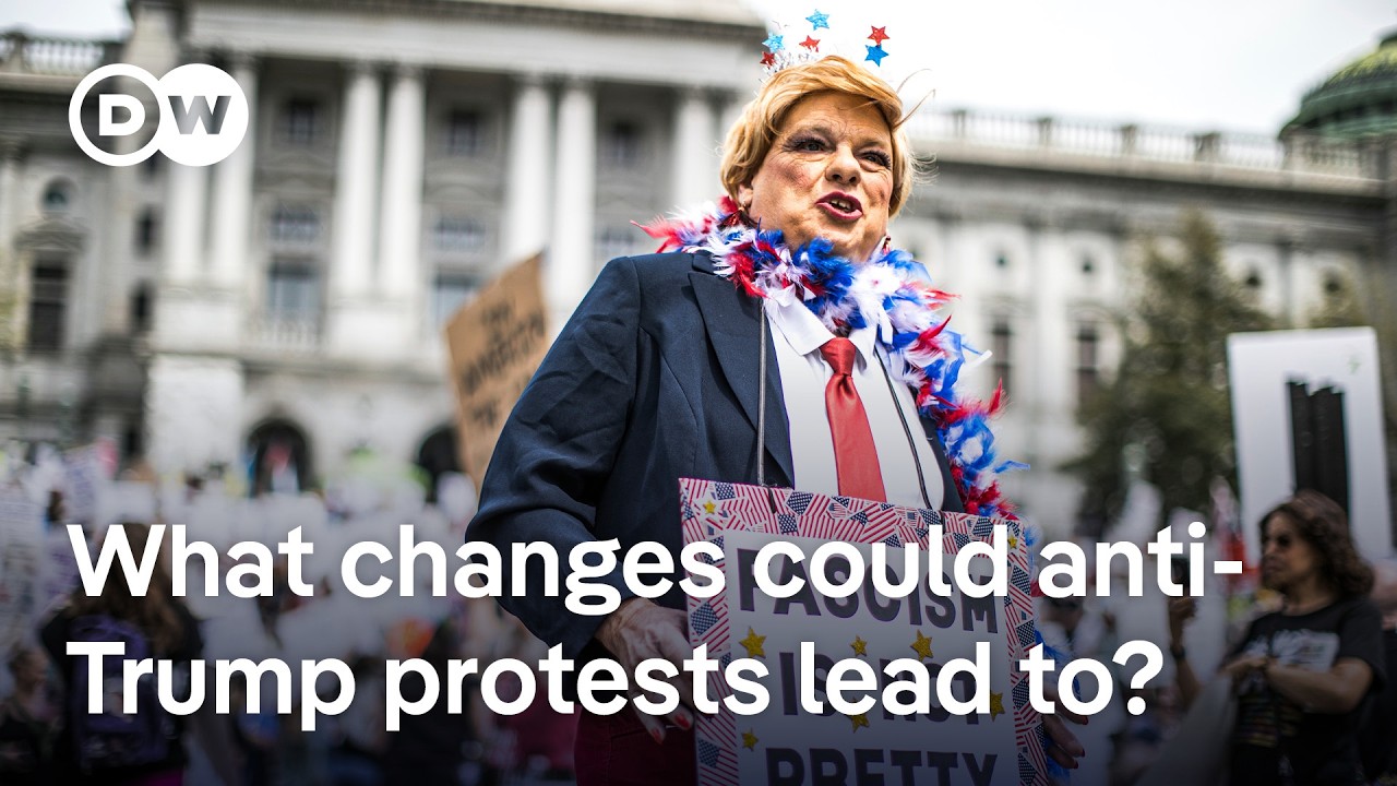 Protest rallies take place across US against Trump policies | DW News