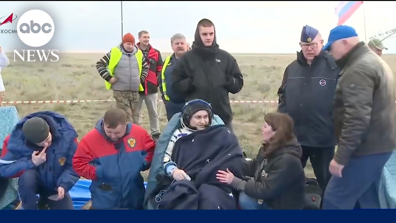 Soyuz spacecraft returns to Earth from International Space Station