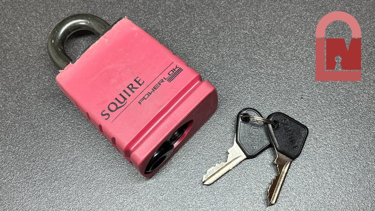 Squire Power Lock Padlock Picked