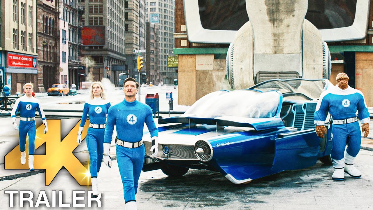 THE FANTASTIC FOUR FIRST STEPS Extended Trailer (4K ULTRA HD) 2025