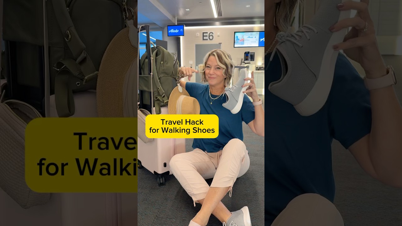 Travel Hack for Walking Shoes