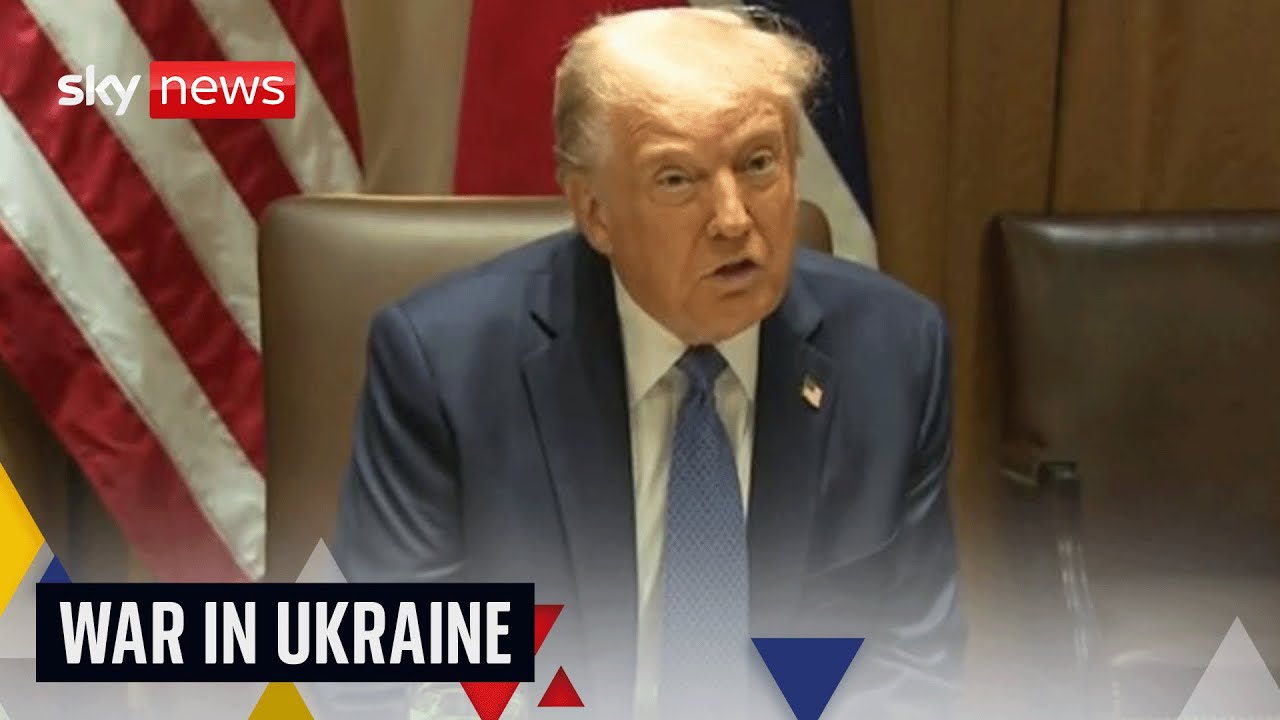 Trump faces questions after Russian strike on Kyiv overnight