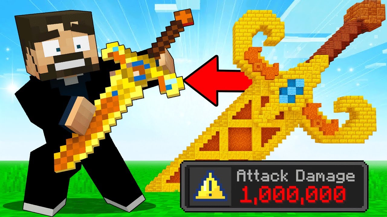 Using CUSTOM Weapons in Minecraft