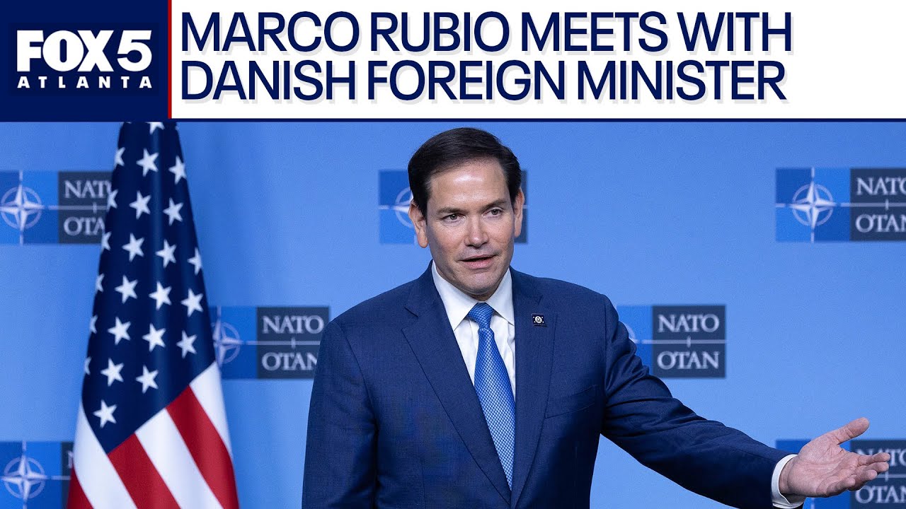 WATCH LIVE: U.S. Secretary of State Marco Rubio meets with Danish Foreign Minister | FOX 5 News