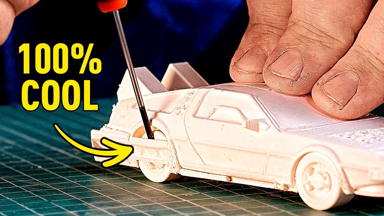 We Built a Legendary DeLorean Car from Old Plastic!