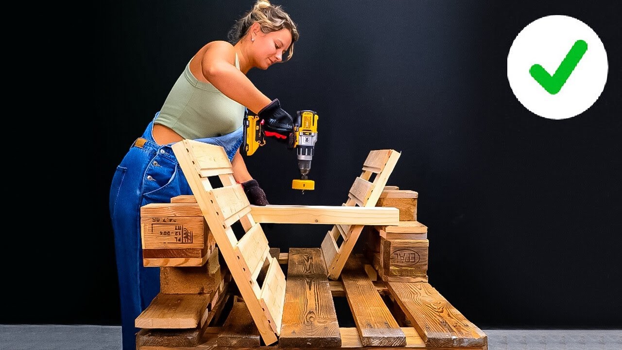 Woodworking Projects: DIY Upcycled Furniture with Old Pallets