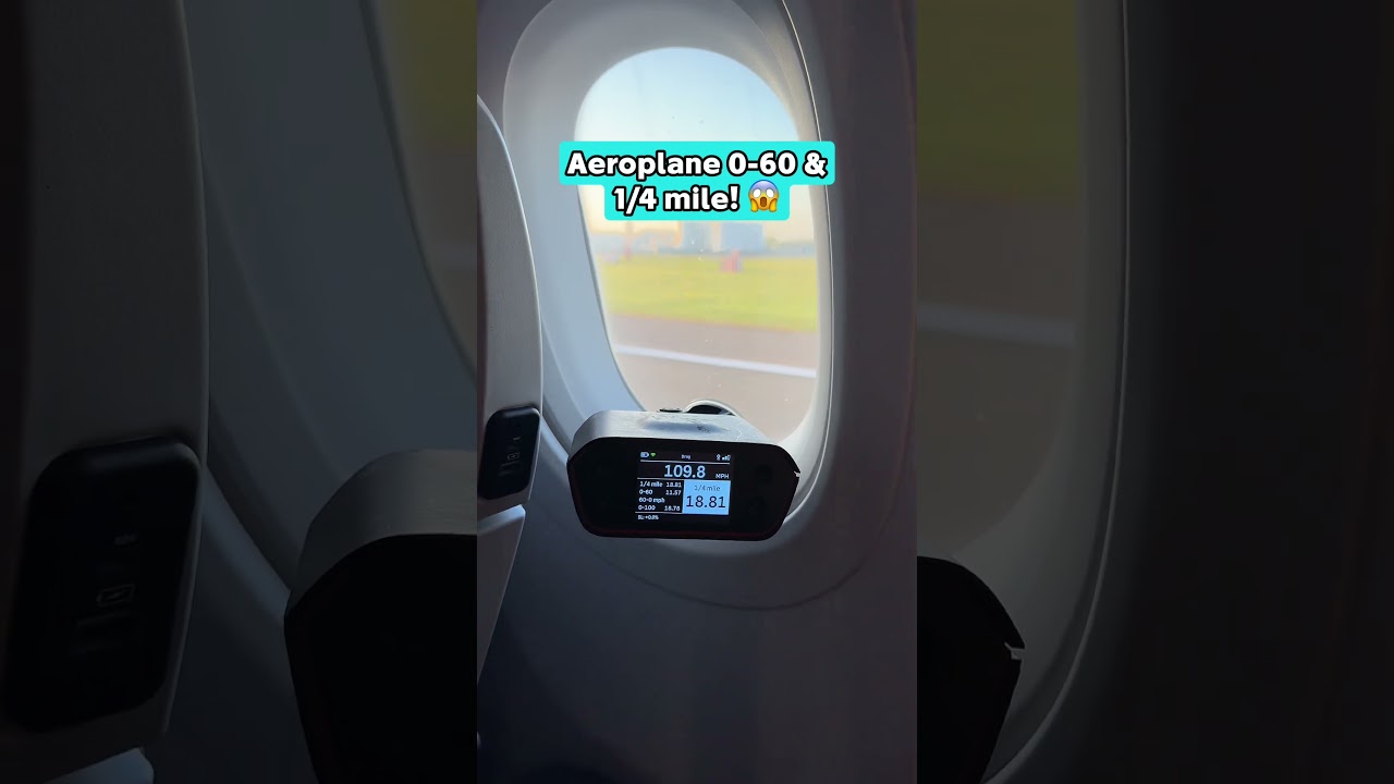 Aeroplane 0-60 & 1/4 mile! 😱