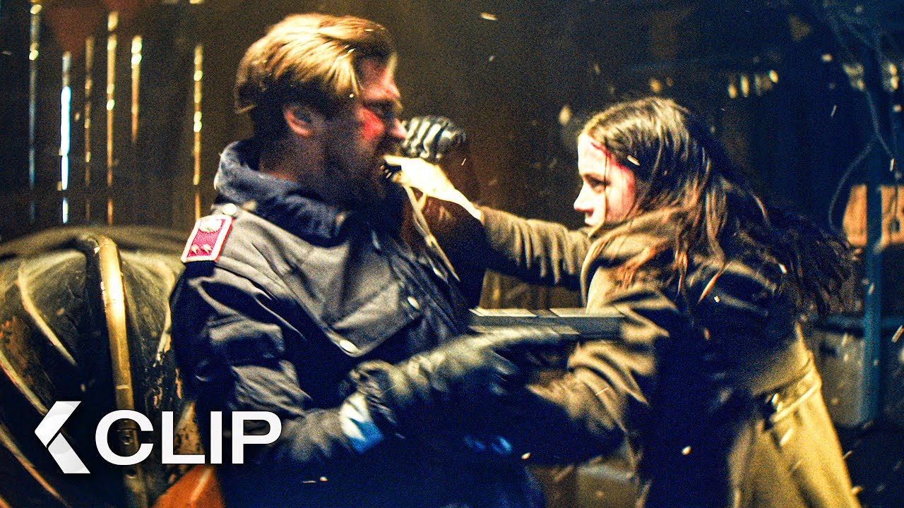 Ana de Armas FIGHTS Russian Soldiers With Ice-Skate Scene – JOHN WICK: Ballerina (2025)