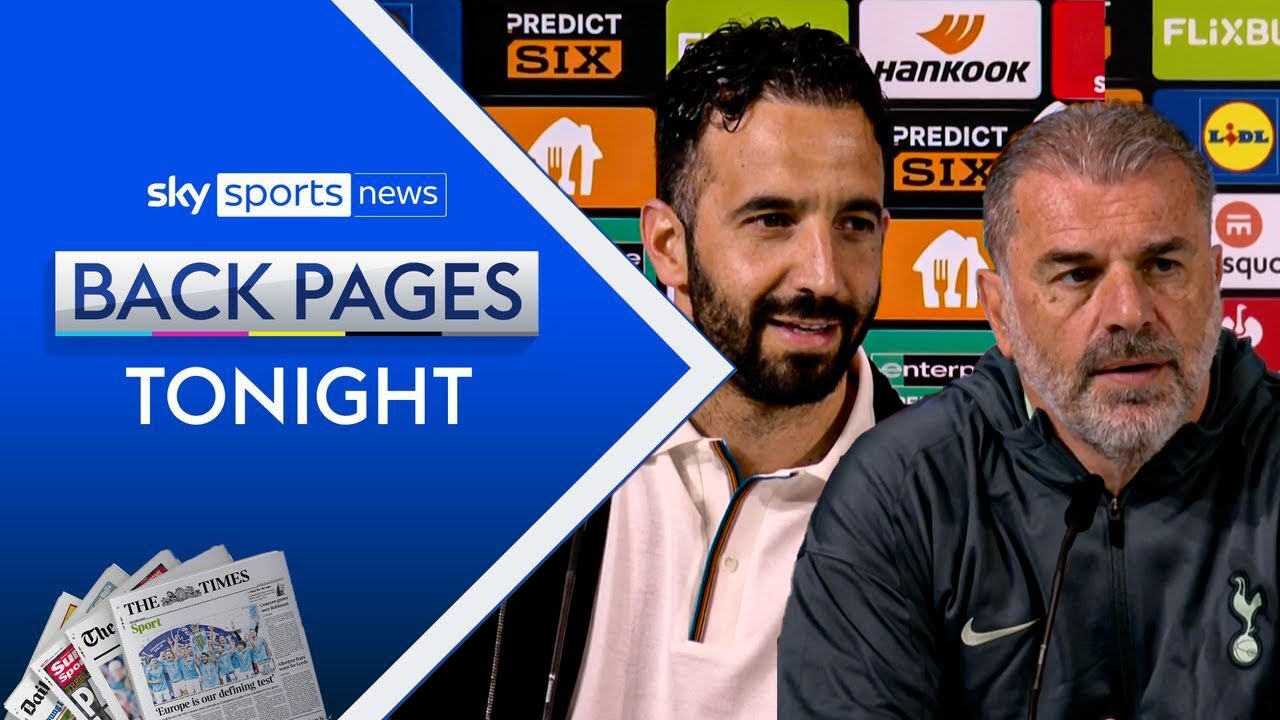 Ange and Amorim speak ahead of Europa League final | Back Pages Tonight