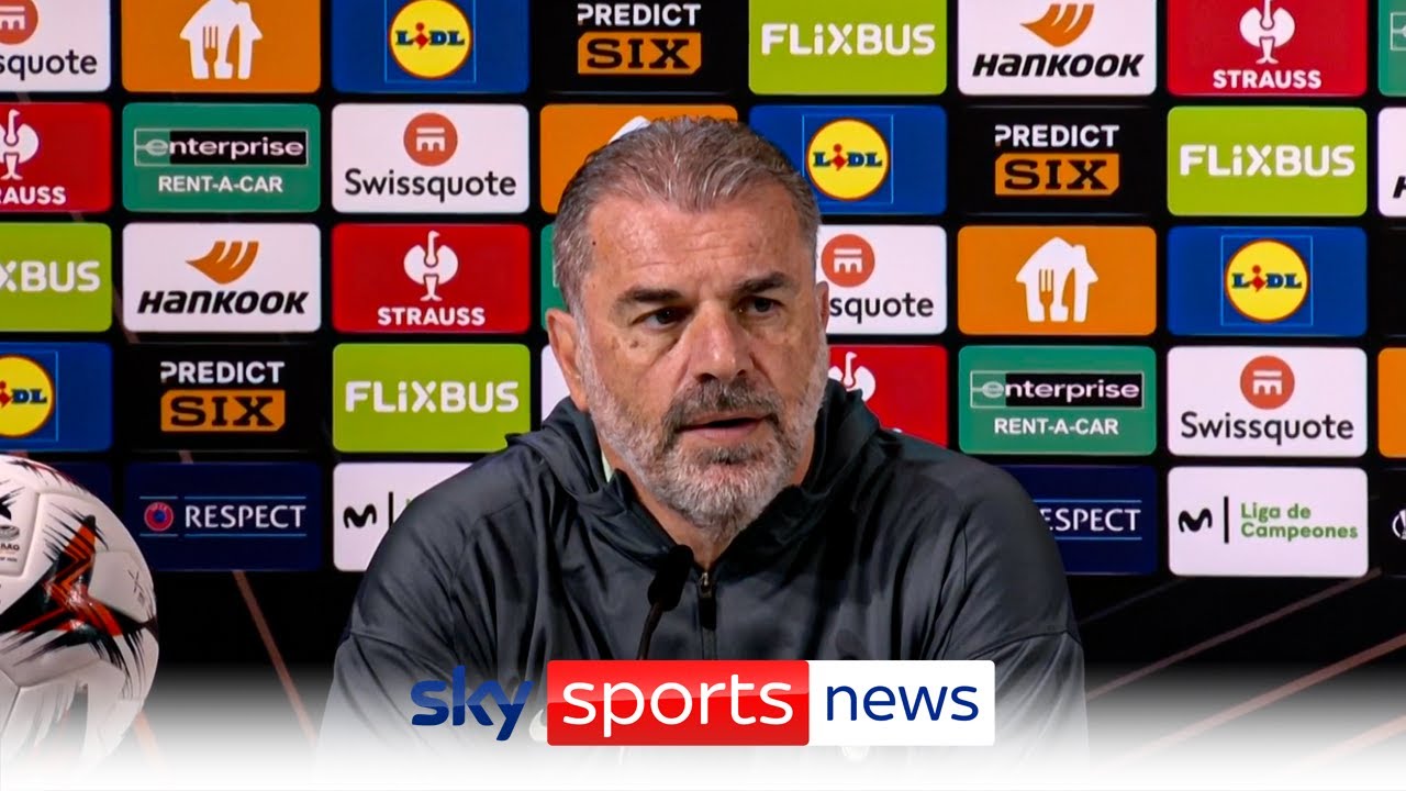 Ange Postecoglou speaks ahead of Spurs’ Europa League final with Man Utd