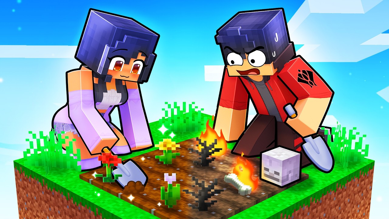 Aphmau and Aaron Share ONE FARM in Minecraft!