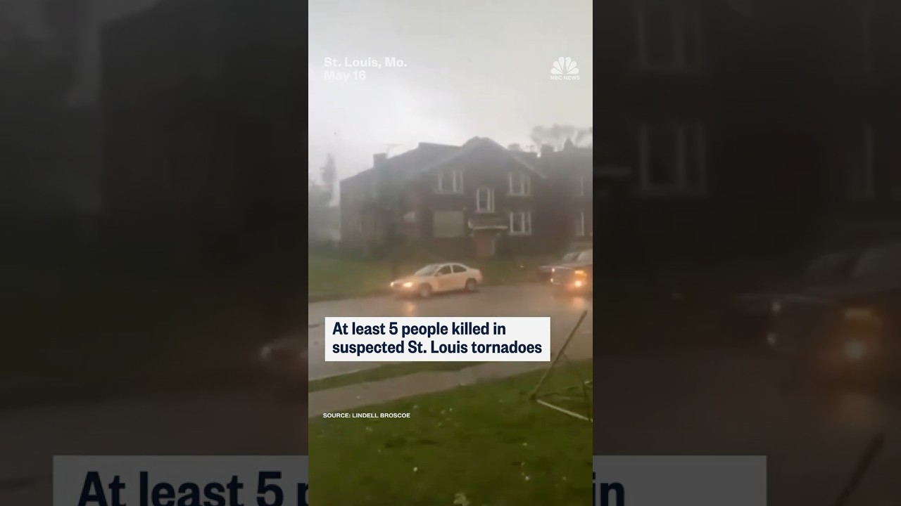 At least 5 people killed in suspected St. Louis tornadoes