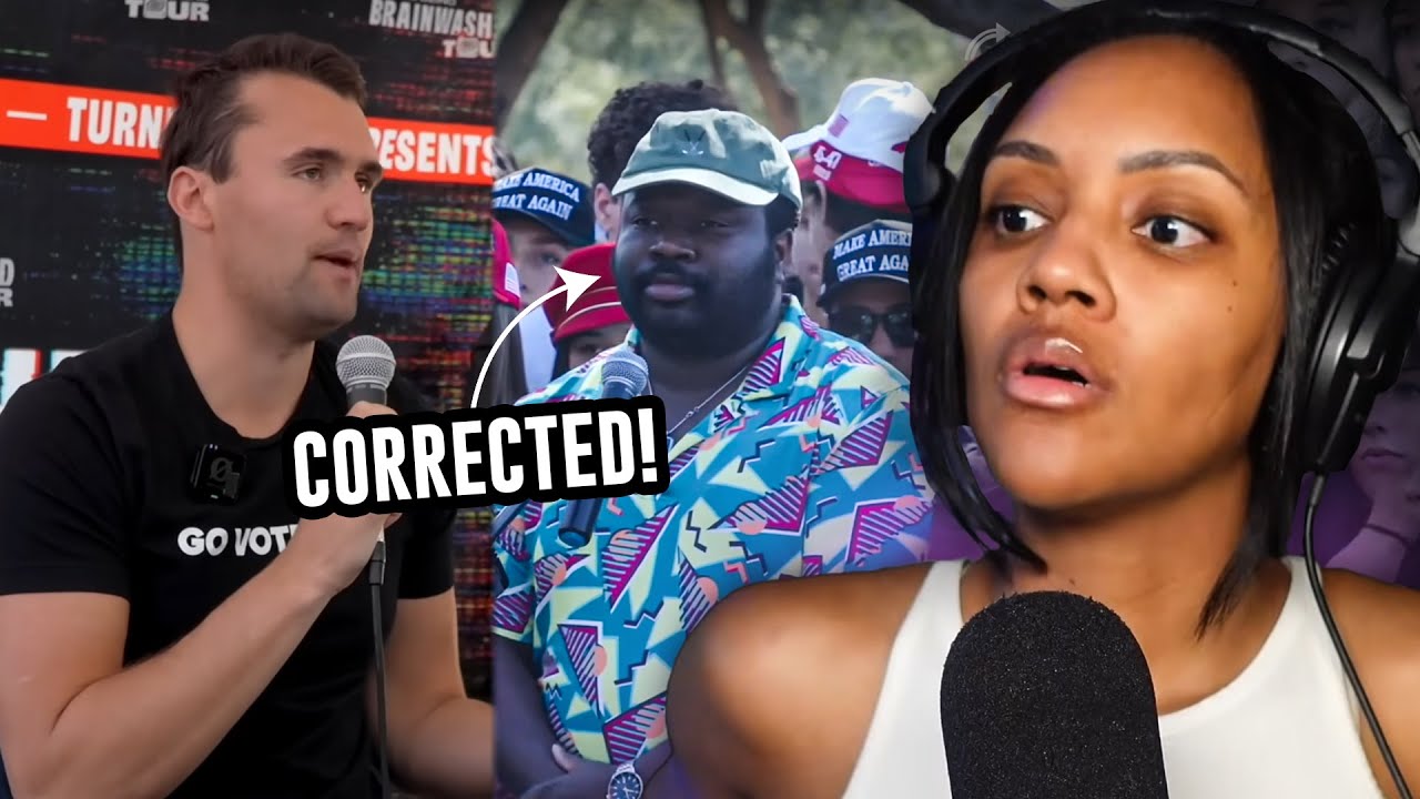 BLACK AMERICAN WOMAN REACTS | Charlie Kirk DEBUNKS Reparations in 3 Minutes