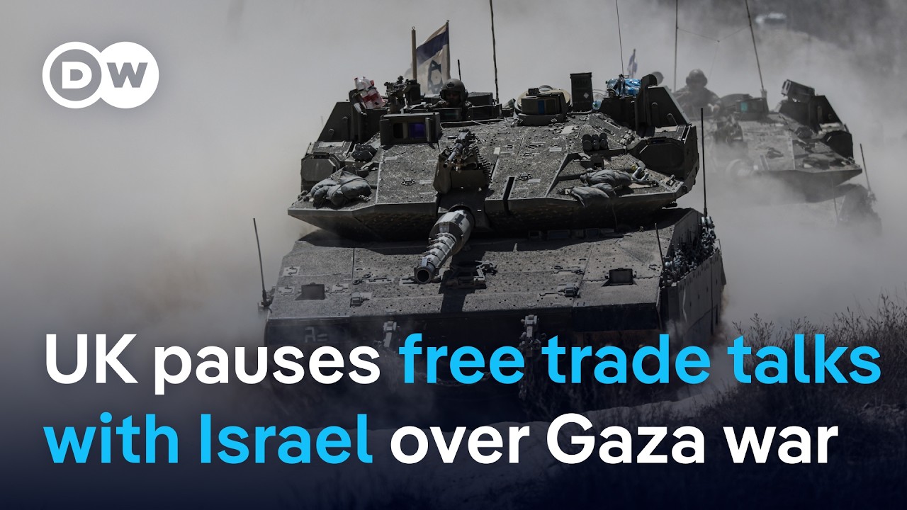 British government suspends trade talks with Israel | DW News