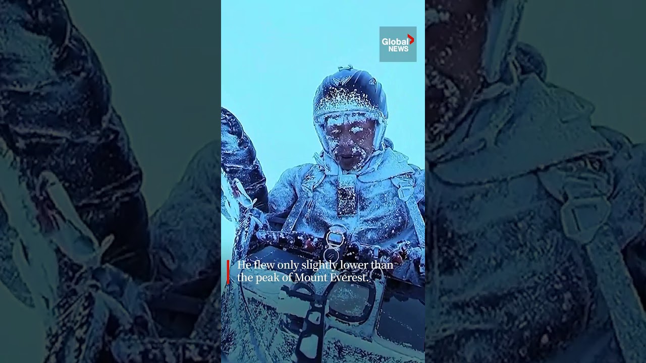 Chinese paraglider accidentally sucked into clouds survives 28,000-foot flight