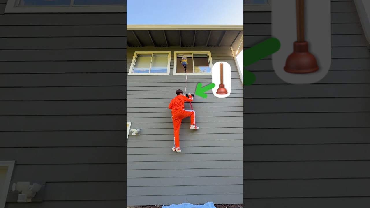 Climbing with suction cups