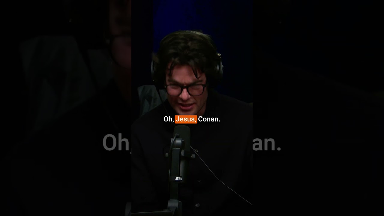 Conan refrains from making a bawdy joke. #conaf #podcast #comedy #johnmulaney