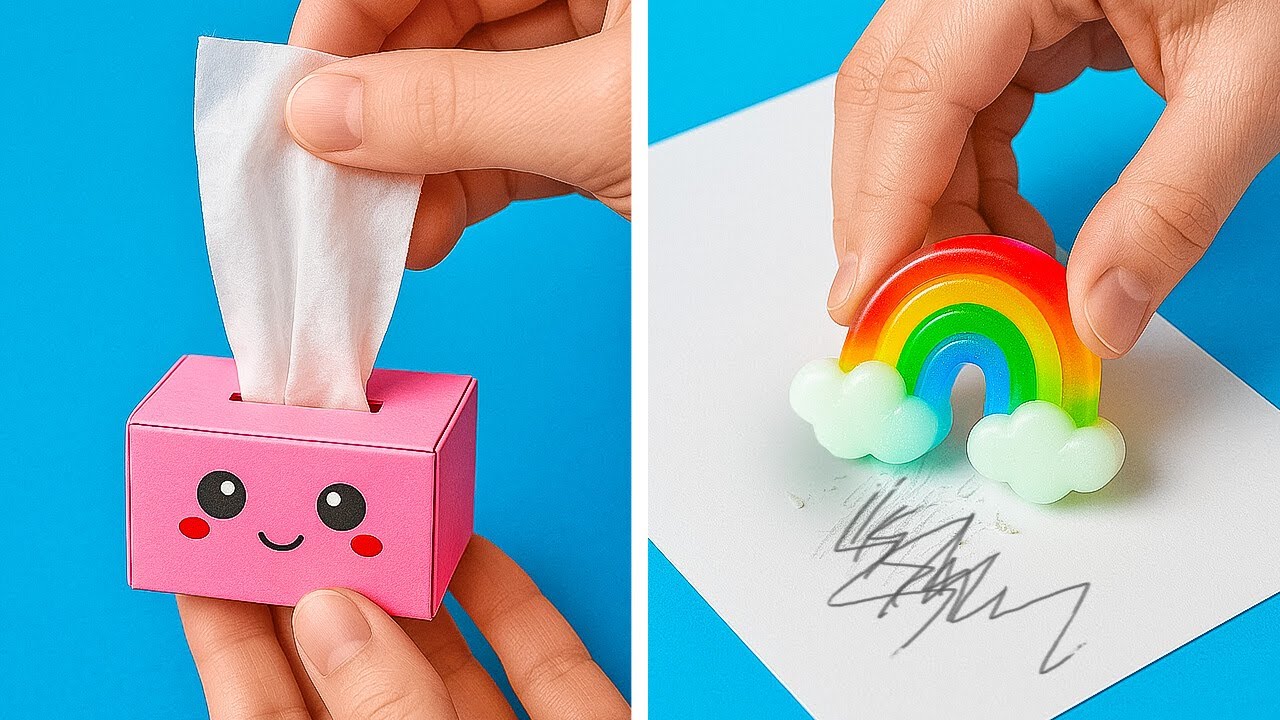 🌈 CUTE FIDGETS YOU NEED TO TRY! 💕 Satisfying Crafts for Stress Relief