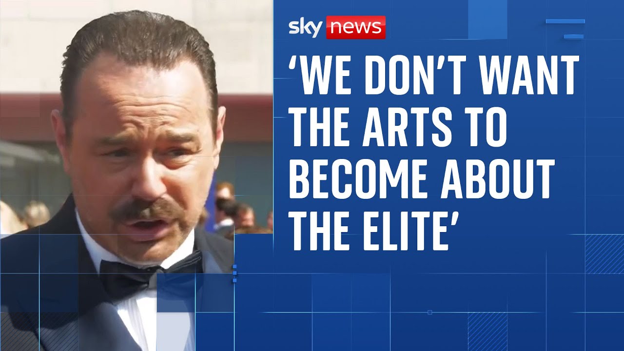 Danny Dyer asked about working class actors on BAFTA TV Awards red carpet