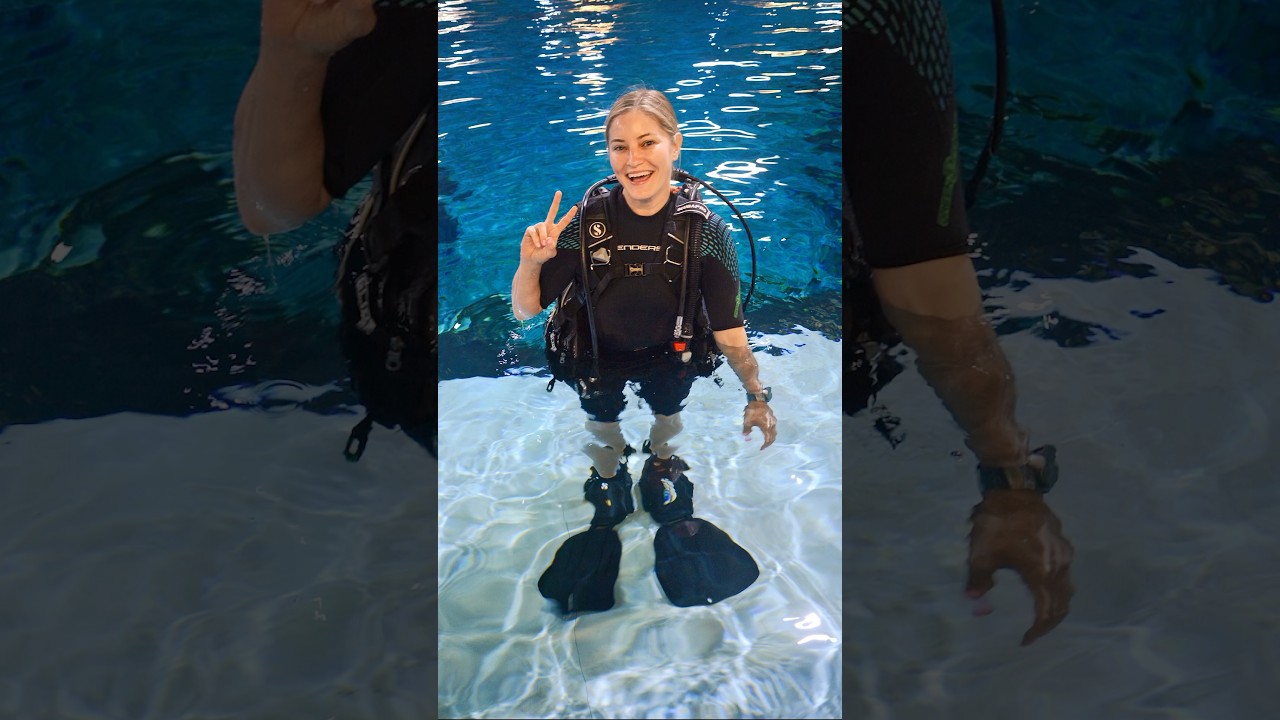 Diving in the Epcot Aquarium Tank!