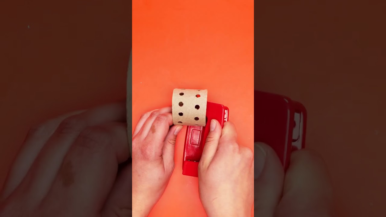 DIY Black Little Lamp From Toilet Paper Rolls