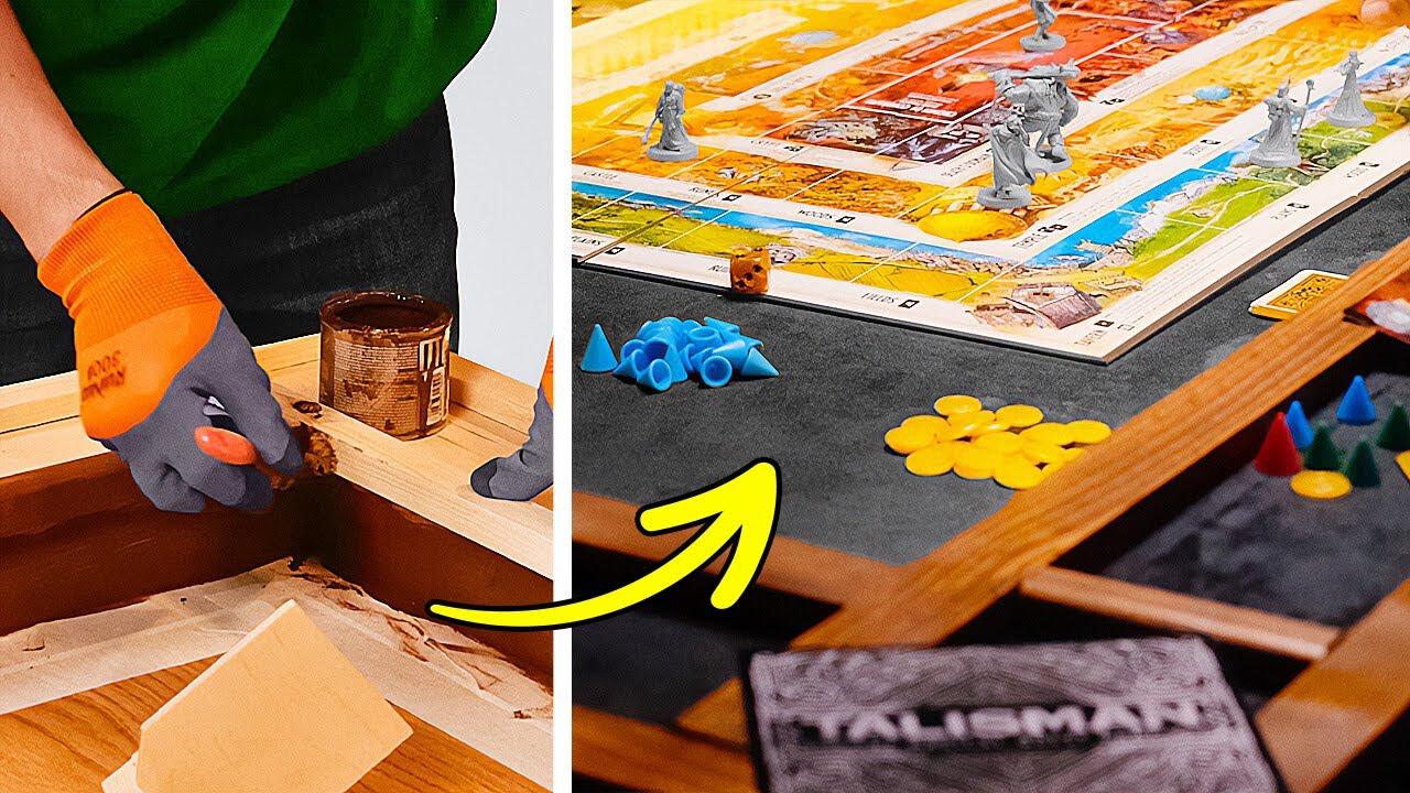 🎲 DIY TALISMAN GAMING TABLE 🌟 Gamer’s Dream!