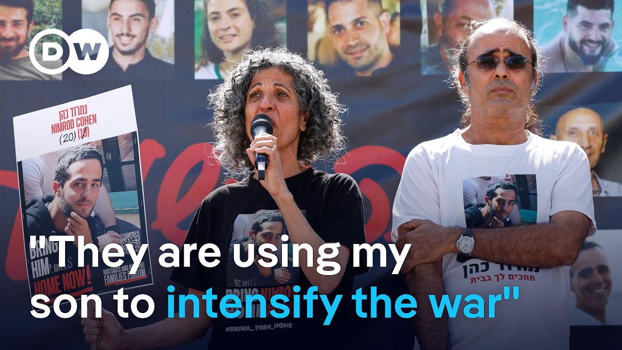 Father of Israeli hostage held by Hamas criticizes new Gaza offensive | DW News