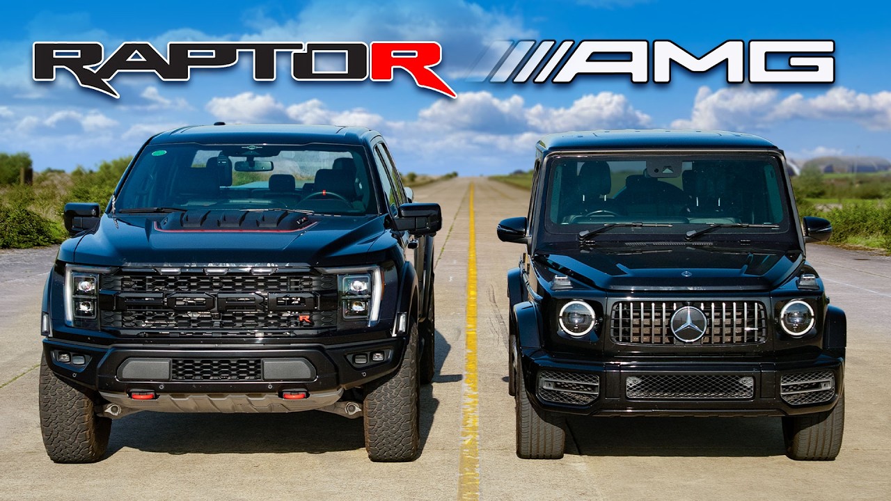 Ford F-150 Raptor R v AMG G63: DRAG RACE