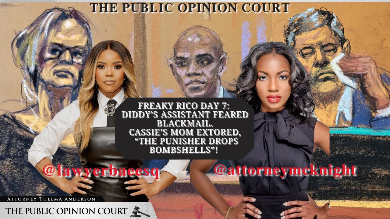 Freaky Rico Day 7: Diddy Assistant Feared Blackmail, Cassie’s Mom Extorted, Punisher drops bombshell