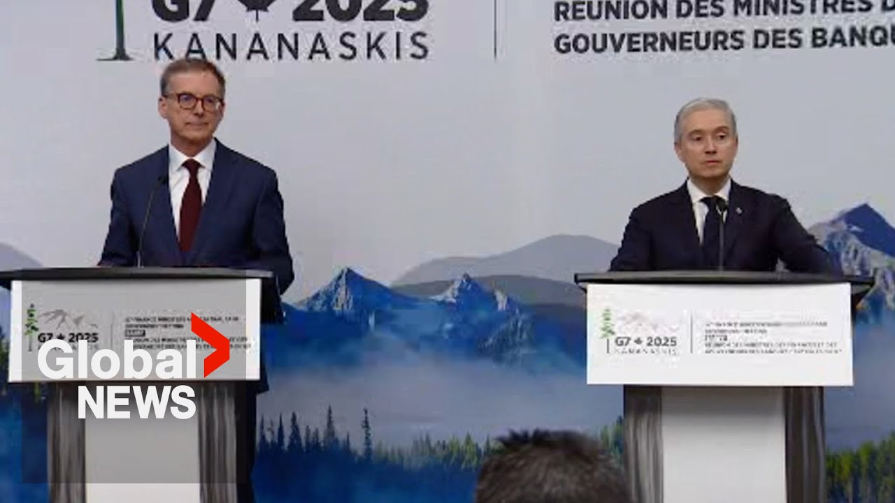 G7 summit: Finance ministers focused on improving dialogue on tariffs | FULL