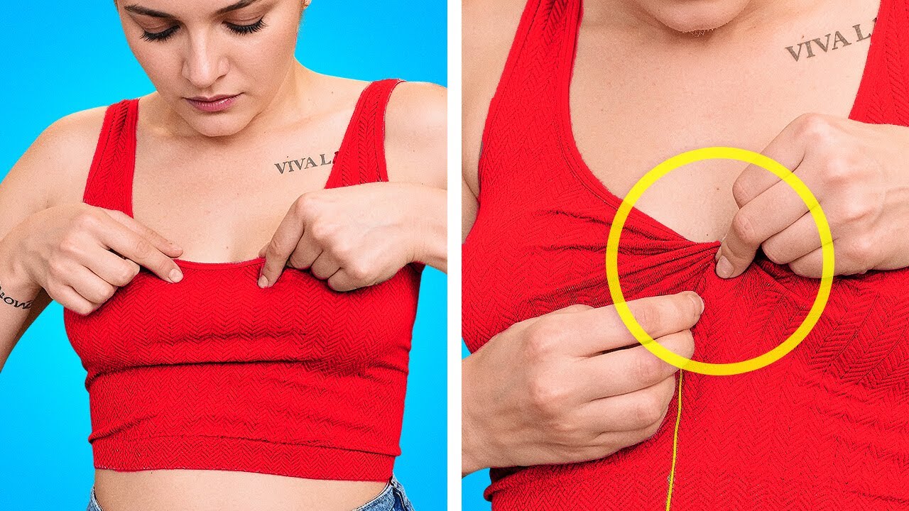 💥 Genius DIY Crop Top & Upcycle Clothing Hacks