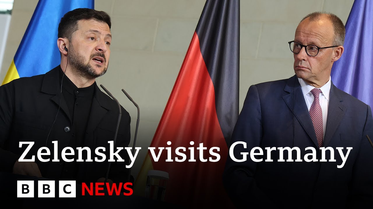 German chancellor promises to help Ukraine produce long-range missiles | BBC News