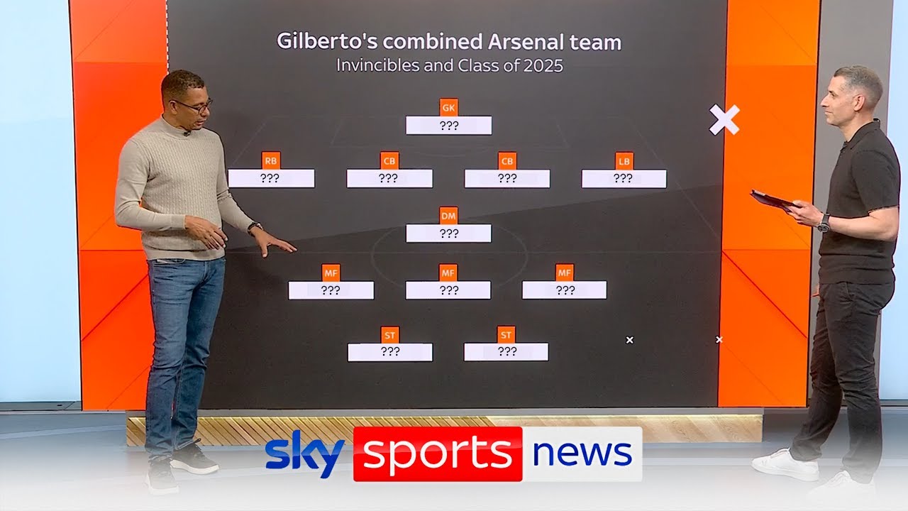 Gilberto Silva picks a combined Invincibles and modern day Arsenal XI