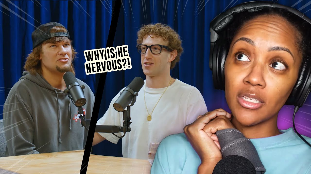 HUH? | Theo and Mark Zuckerberg Talk About Feeling Awkward | REACTION