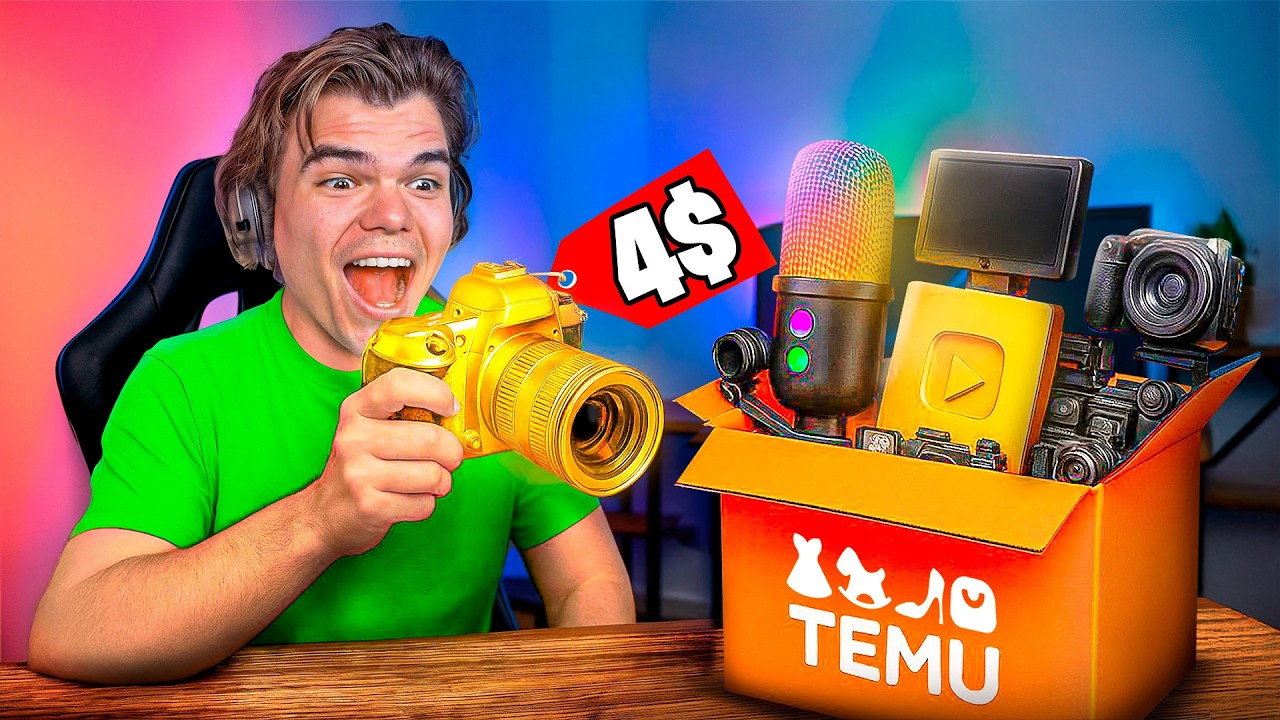 I Bought A YOUTUBER STUDIO On TEMU…