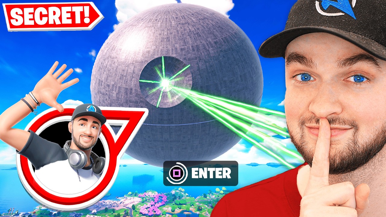 I Glitched to the Death Star in Fortnite!