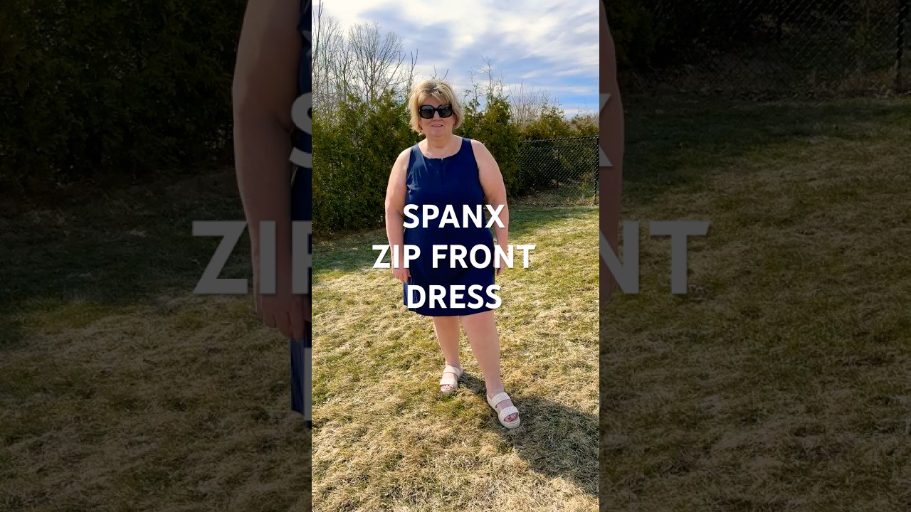 I Tried the NEW SPANX Front Zip Dress So You Don’t Have To! 😅