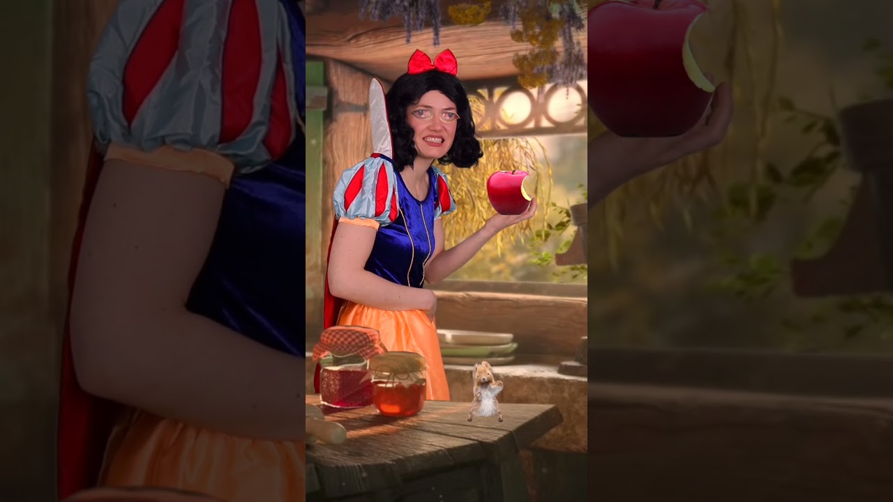 IF SNOW WHITE HAD TIKTOK 🍎👑