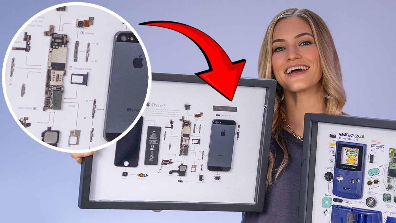 iPhone teardown turned art! 🖼️📲