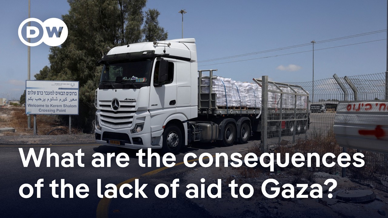 Israel says first few trucks with aid arrive in Gaza | DW News